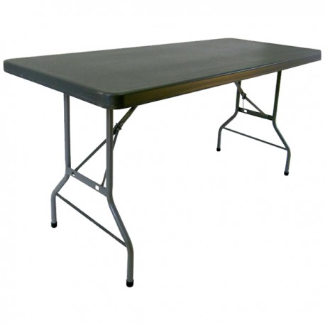 TABLE HDPE-TRALIGHT 183X76CM H74CM BLANC